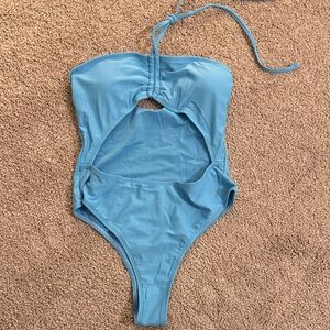 Cupshe Blue Women Swim One Piece